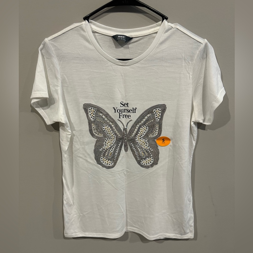 Max White Women's Graphic T-Shirt